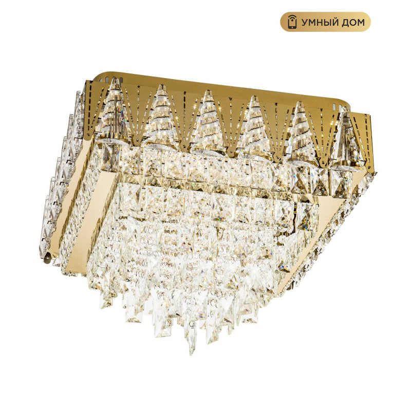 Накладная люстра LED4U L9437-500-500 GD с УД 27200₽