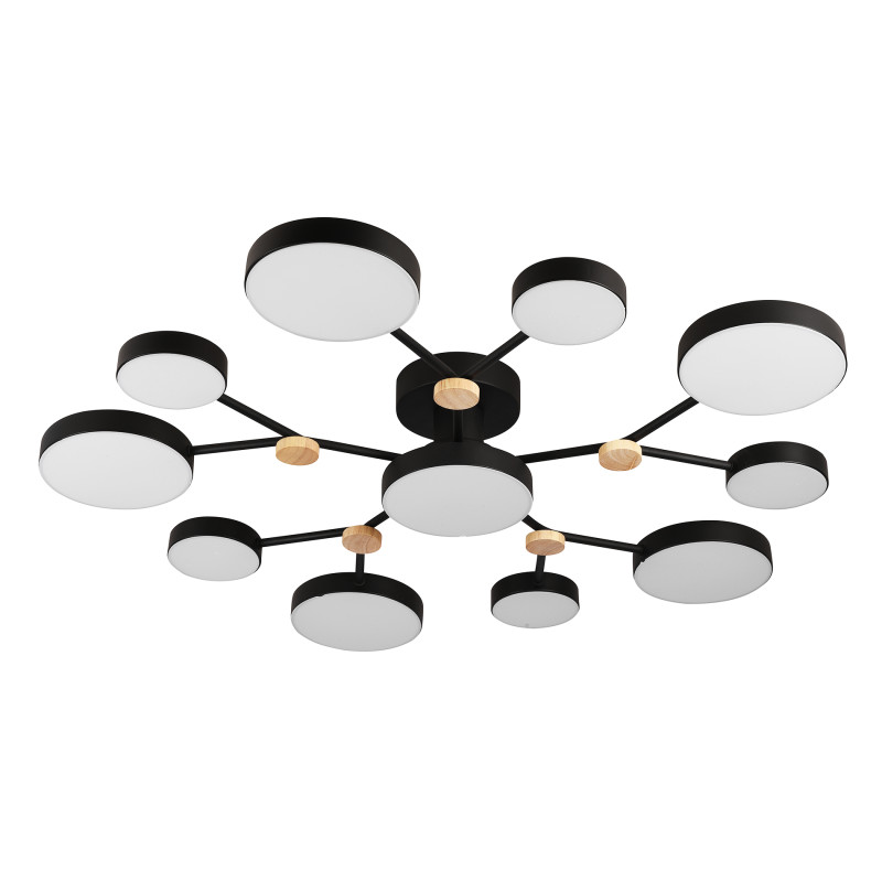 Накладная люстра LED4U L3201-960 BK 31400₽