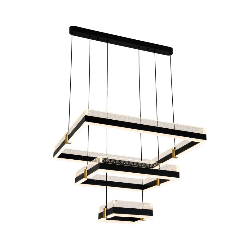 Каскадная люстра LED4U L7801-600 BK 25000₽