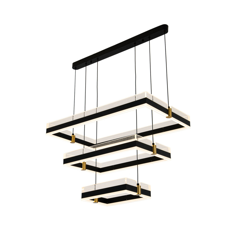 Каскадная люстра LED4U L7800-700 BK 33000₽