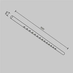 Светильник на шине Maytoni Technical C101CL-L500-12W3-6K-BS