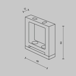 Крепеж Maytoni Technical TRA130BS-B-1