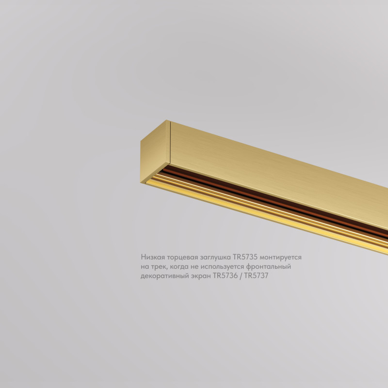 Заглушка магнитный шинопровод TR5735-SB