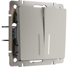 Выключатель Werkel W1220104 дымчатый