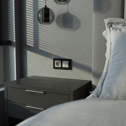 Выключатель Werkel W1220104 дымчатый