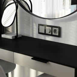 Выключатель Werkel W1210004 дымчатый