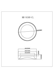Накладной светильник MyFar MR9190-CL