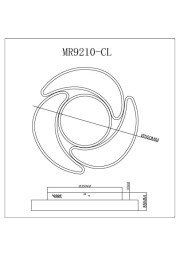 Накладной светильник MyFar MR9210-CL