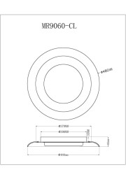 Накладной светильник MyFar MR9060-CL