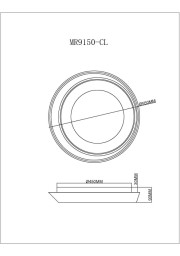 Накладной светильник MyFar MR9150-CL