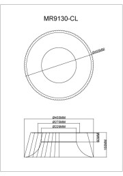 Накладной светильник MyFar MR9130-CL