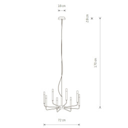 Подвесная люстра Nowodvorski 11460