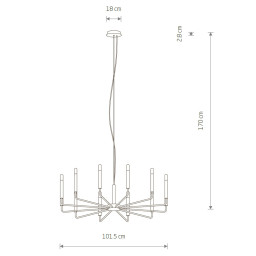 Подвесная люстра Nowodvorski 11464
