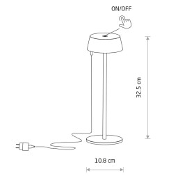 Уличный настольный светильник Nowodvorski 11531