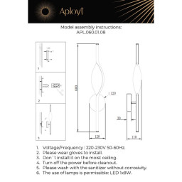 Бра APLOYT APL.060.01.08