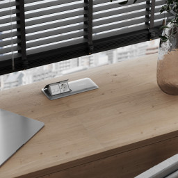 Лючки для розеток Werkel W8078065 серебряный