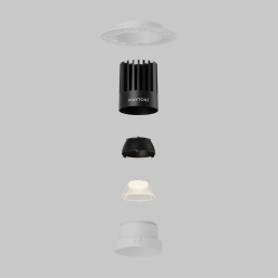 Встраиваемый светильник Maytoni Technical DL121-15W-2.7K-TRS-W