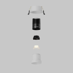 Встраиваемый светильник Maytoni DL116-10W-2.7K-W