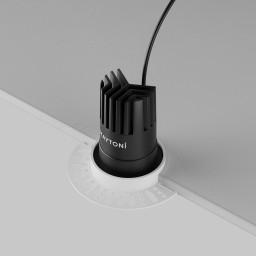 Встраиваемый светильник Maytoni Technical DL119-10W-2.7K-TRS-B