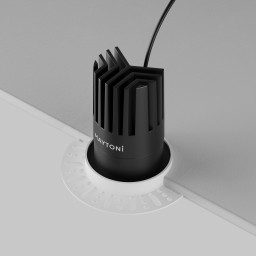 Встраиваемый светильник Maytoni DL121-15W-4K-TRS-B