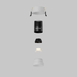 Встраиваемый светильник Maytoni DL115-10W-2.7K-W