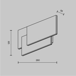 Бра Maytoni Technical C804WL-L12W