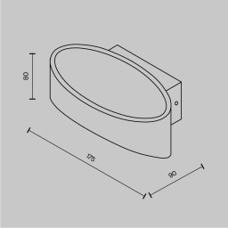 Бра Maytoni Technical C806WL-L5B