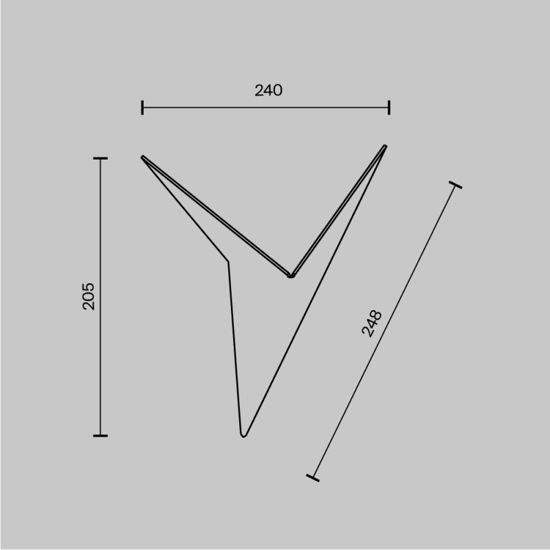 Бра Maytoni Technical C808WL-L3W