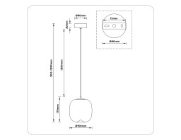 Подвесной светильник Ambrella Light LH11091