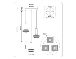 Подвесной светильник Ambrella Light LH31011