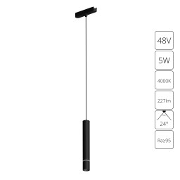 Светильник на шине ARTE Lamp A6159PL-1BK