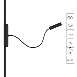 Светильник на шине ARTE Lamp A6162PL-1BK