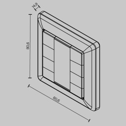 Настенная панель управления Maytoni Technical 721042