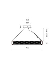 Подвесная люстра Fluorite FL1052-10P