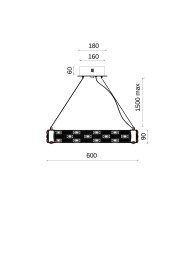Подвесная люстра Fluorite FL1052-7P