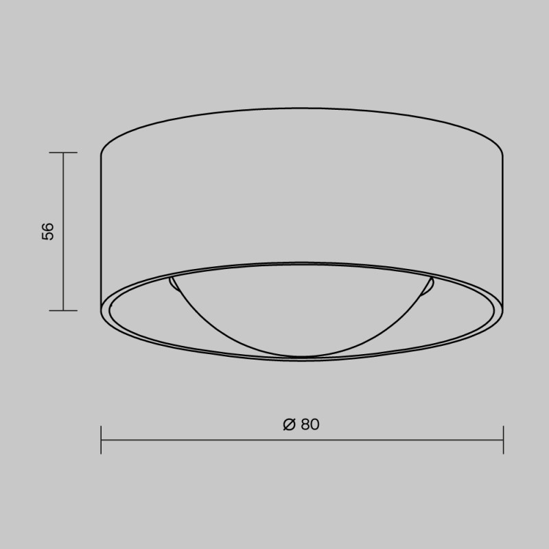 Накладной уличный светильник Maytoni O498CL-L7B3K