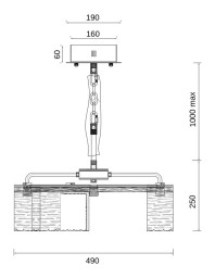 Подвесная люстра Fluorite FL1104-6P