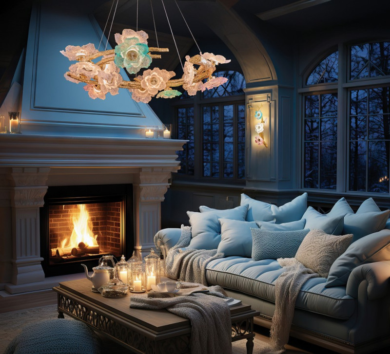 Подвесная люстра Fluorite FL1098-16P