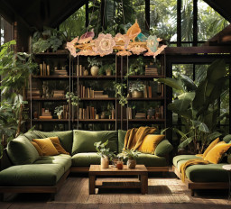 Подвесная люстра Fluorite FL1099-24P