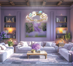 Подвесная люстра Fluorite FL1099-24P