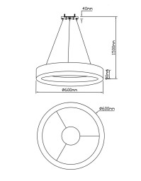 Подвесная люстра Fluorite FL1030-6P
