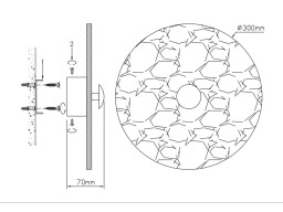 Бра Fluorite FL1029-1W