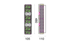 Бра Fluorite FL1057-2W