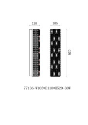 Бра Fluorite FL1051-3W