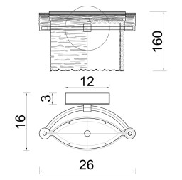 Бра Fluorite FL1104-1W