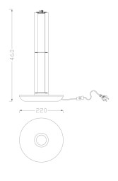 Настольная лампа Fluorite FL1178-2T