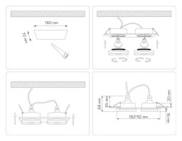 Встраиваемый светильник Ambrella Light TN30711