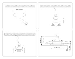 Встраиваемый светильник Ambrella Light TN3201
