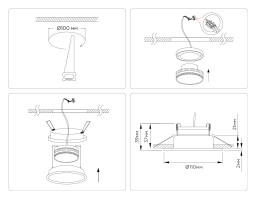 Влагозащищенный светильник Ambrella Light TN6604