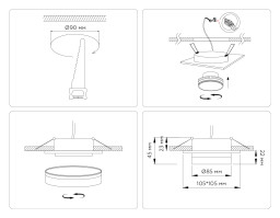 Влагозащищенный светильник Ambrella Light TN6710